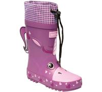Regatta Girls Mudplay Durable Stabilising Wellington Boots - Pink - Size UK 5