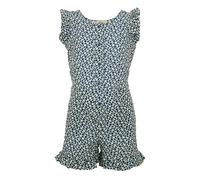 Regatta Girls Orla Kiely Jasmine Flower Playsuit - Blue - 9-10 Years - Blue - 100% BCI Cotton