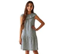 Regatta Girls Orla Kiely Jasmine Flower Sleeveless Dress (11-12 Years) (Blue)