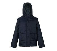 Regatta Girls Orla Kiely Plain Padded Jacket - Blue - 5-6 Years - Blue - 100% Recycled Polyester
