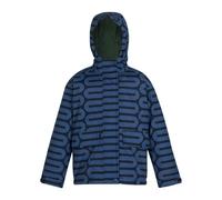 Regatta Girls Orla Kiely Waterproof Jacket - Blue - 5-6 Years - Blue - 100% Polyester