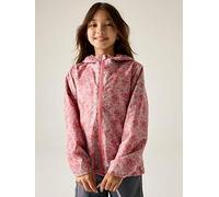 Regatta Kids’ Printed Lever II Waterpoof Jacket Pink, Size: 7-8 Years