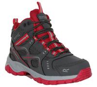 Regatta Girls Vendeavour Waterproof Lace Up Walking Boots Grey