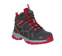 Regatta Girls Vendeavour Waterproof Lace Up Walking Boots Grey