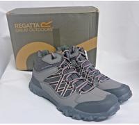 Regatta Women's Walking Boots Lady Edgepoint Mid Waterproof Light Grey UK 8