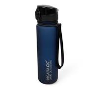 Regatta Great Outdoors 0.6L Tritan Drinks Flip Flask - Navy - One Size - Navy - 80% Tritan Copolyester Plastic/10% Thermoplastic Elastomer/10% Polycarbonate