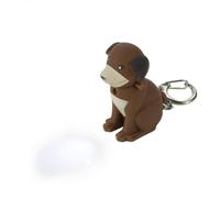 Regatta Great Outdoors Childrens/Kids Animal Keyring Torch - Brown - One Size - Brown - 90% Plastic/10% Glass