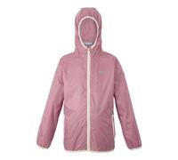 Regatta Great Outdoors Childrens/Kids Lever II Packaway Rain Jacket - Lilas/Light Vanilla - Lilas/Light Vanilla - 13 Years