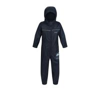 Regatta Great Outdoors Childrens Toddlers Puddle IV Waterproof Rainsuit - Navy - 6-12m - Navy - 100% Polyamide