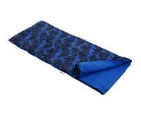 Regatta Great Outdoors Kids Maui 2 Season Sleeping Bag - Oxford Blue/Palm Tree - One Size