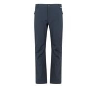 (30, Navy) Regatta Great Outdoors Mens Adventure Tech Geo II Wind Resistant Long Leg Softshell Trousers