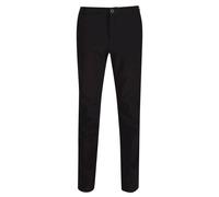 Regatta Great Outdoors Mens Fenton Lightweight Softshell Trousers - Black - Black - 40R - 96% Polyester/4% Elastane
