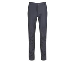 Regatta Great Outdoors Mens Fenton Lightweight Softshell Trousers - Seal Grey - Seal Grey - 42L - 96% Polyester/4% Elastane