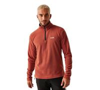 Regatta Great Outdoors Mens Thompson Half Zip Fleece Top (S) (Red Ochre)