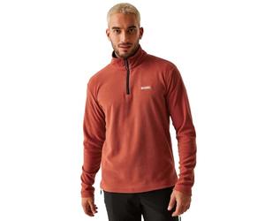 Regatta Great Outdoors Mens Thompson Half Zip Fleece Top (XXL) (Red Ochre)