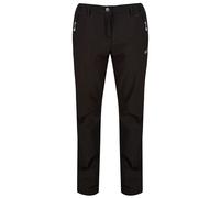 Women's Regatta Great Outdoors Womens/Ladies Geo Softshell II Long Leg Trousers - Black - Size: 12