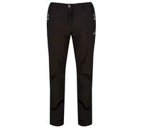 Regatta Great Outdoors Women's Geo Softshell II Short Leg Trousers - Black - 8 - Black