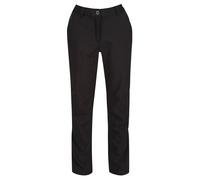 Regatta Great Outdoors Womens/Ladies Fenton Softshell Walking Trousers - Black - Size 12 Long