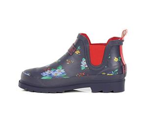 Regatta Great Outdoors Womens/Ladies Harper Low Cut Wellington Boots (UK 3) (Navy/Red)