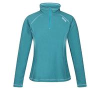 Regatta Great Outdoors Womens/Ladies Montes Half Zip Fleece Top (12 UK) (Pagoda Blue)