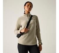 Regatta Great Outdoors Womens Sweetheart 1/4 Zip Fleece Top - Parchment - 16 UK - Parchment - 100% Polyester