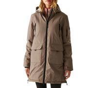 Regatta Gwynn Womens Waterproof Jacket Brown Hooded Outdoor Lightweight Coat