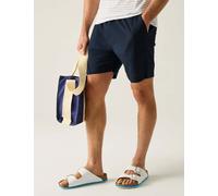 Regatta Hadlin Cotton Rich Shorts with Linen Blue