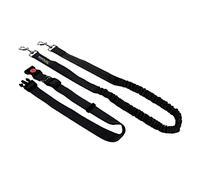 Regatta Reflective Shock Absorbing Hardwearing Waist Belt Jogging Hands Free Running Dog Lead,Black,One Size
