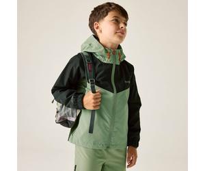 Regatta Hanleigh Panelled Hooded Waterproof Jacket in Light Green | Size: 15-16 Years Regatta Light Green 15-16 Years