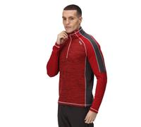 Regatta Hepley Half Zip Lightweight Fleece: Chinese Red/Dark Red: S Si