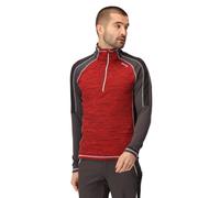 Regatta Hepley Half Zip Lightweight Fleece: Danger Red/Ash: L Size: L,