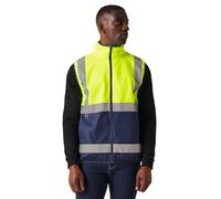 Regatta Hi-Vis Full Zip Gile Adults Yellow/Navy/Grey Medium Mens