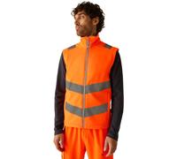 Regatta Hi-Vis Pro Contract Ablaze orange warm work bodywarmer TRB201