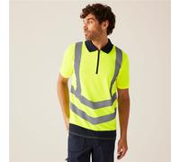 Regatta Hi Vis Pro Reflective Polo Work Shirt Yellow