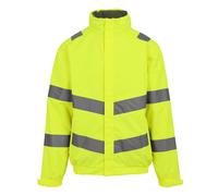 Regatta Dover High Visibility Yellow Waterproof Work Coat