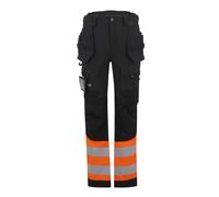 Regatta Professional Hi-Vis X-Pro Stretch Holster Trousers - Class 1 Black