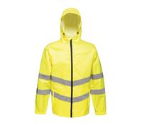 Regatta TRW497 20095 Professional Hi-Vis Waterproof and Windproof Pack away Jacket, Yellow, XXXL