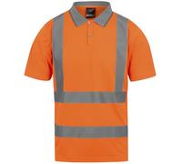 Regatta Pro Contract high visibility orange work polo shirt TRS271