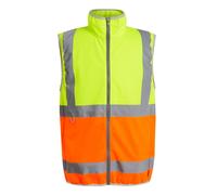 Regatta High Visibility Pro Yellow/orange Full Zip Unlined Work Gilet #TRS257
