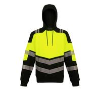 Regatta High Visibility X-Pro black/yellow work sweatshirt hoodie TRF780