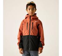 Regatta Highton Panelled Hooded Waterproof Jacket in Burnt Orange | Size: 15-16 Years Regatta Burnt Orange 15-16 Years