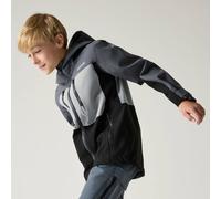 Regatta Highton Panelled Hooded Waterproof Jacket in Grey | Size: 4-5 Regatta Grey 4-5