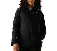 Regatta Highton Stretch Womens Waterproof Jacket Black Padded Hooded Hiking Coat