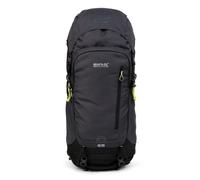 (One Size, Black/Seal Grey) Regatta Highton V2 65L Hiking Backpack