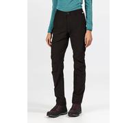 Regatta Womens Highton Isoflex Durable Water Repellent Finish Uv Protection Trousers - Black, 16