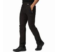 Regatta Highton Zip-Off - Long Stretch Hiking Trousers - Men's Trousers Black