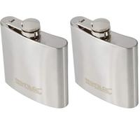 Regatta Hip Flask - Silver, 170 ml (Pack of 2)