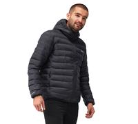 Regatta Hooded Marizion Baffled Jacket: Ash/Danger Red: XXL Size: XXL,
