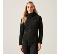 Regatta Women's Knit Newhill Hooded Fleece Black, Size: 10