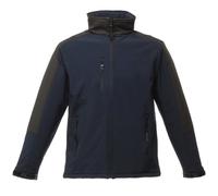 Regatta Softshell Jacket – Hydroforce 3-Layer Membrane Hooded, Waterproof – Men's Navy/Black